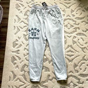 Under Armour UA Men's Project Rock Heavyweight Terry Pants Gray Size Large NWT